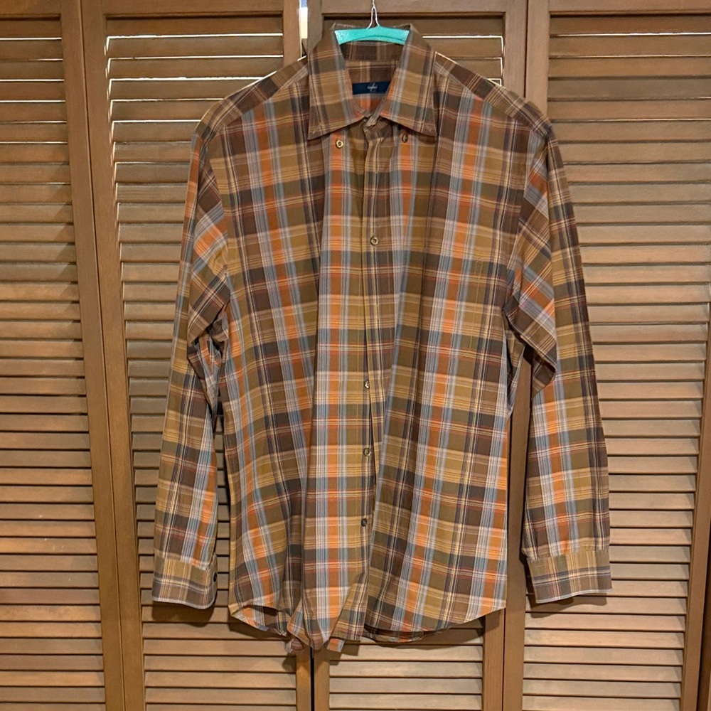 Ermenegildo Zegna Multicolor Plaid Button-Down Shirt